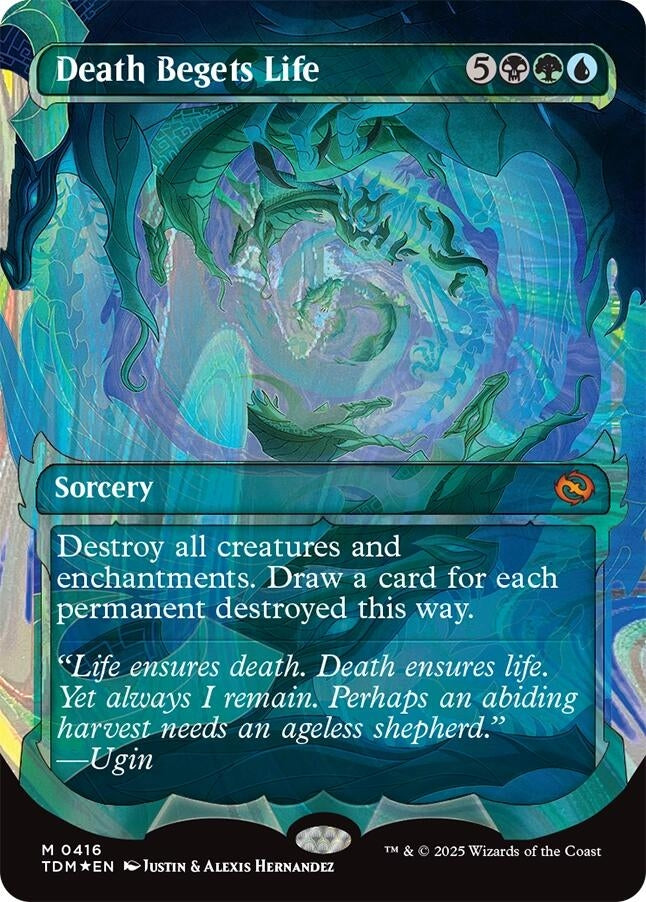 Image for Death Begets Life (Showcase) (Halo Foil) (416) (TDM) - Magic: The Gathering