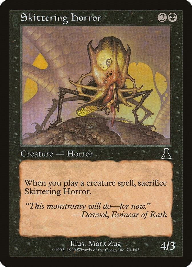 Image for Skittering Horror (70) (UDS) - Magic: The Gathering