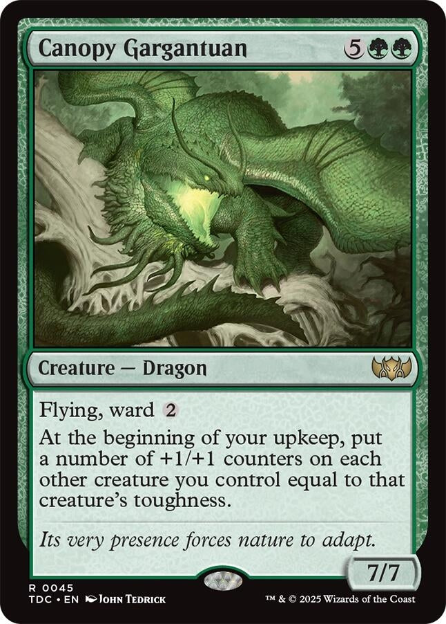 Image for Canopy Gargantuan (45) (TDC) - Magic: The Gathering