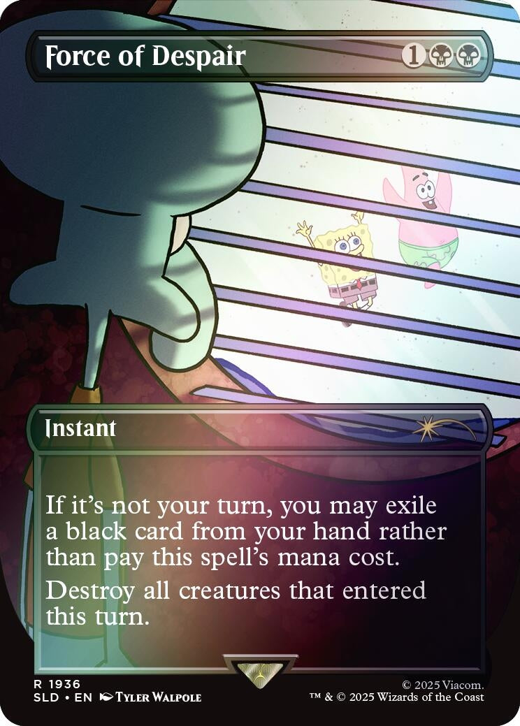 Image for Force of Despair (Rainbow Foil) (1936) (SLD) - Magic: The Gathering
