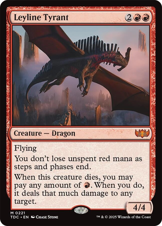 Image for Leyline Tyrant (221) (TDC) - Magic: The Gathering