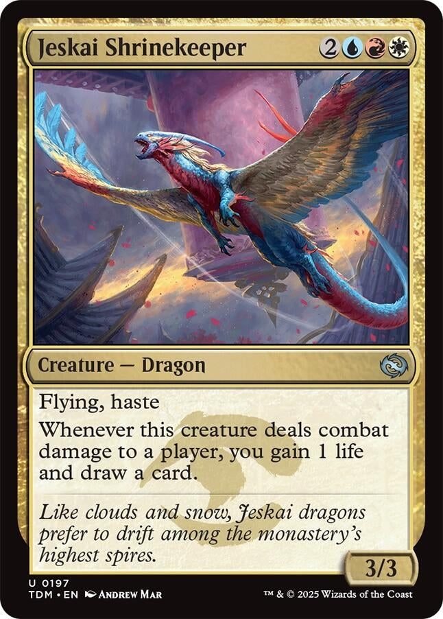 Image for Jeskai Shrinekeeper (197) (TDM) - Magic: The Gathering