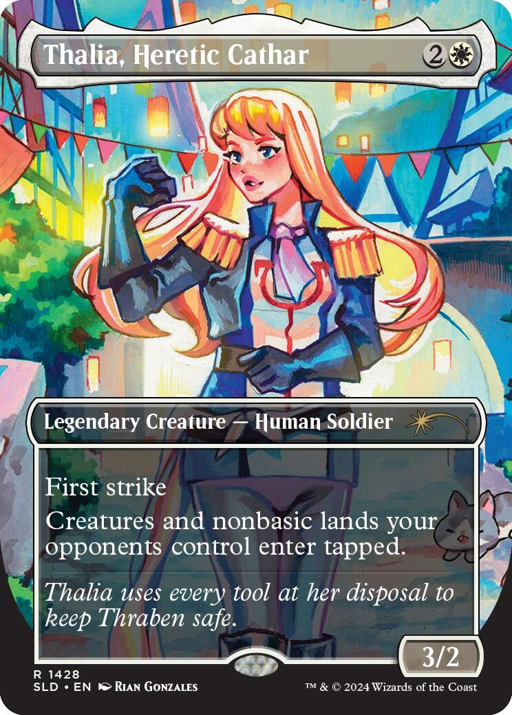 Image for Thalia, Heretic Cathar (1428) (SLD) - Magic: The Gathering