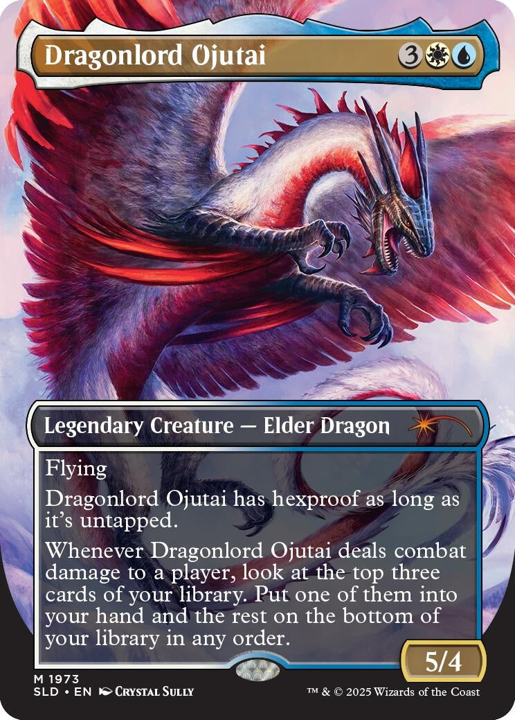 Image for Dragonlord Ojutai (1973) (SLD) - Magic: The Gathering