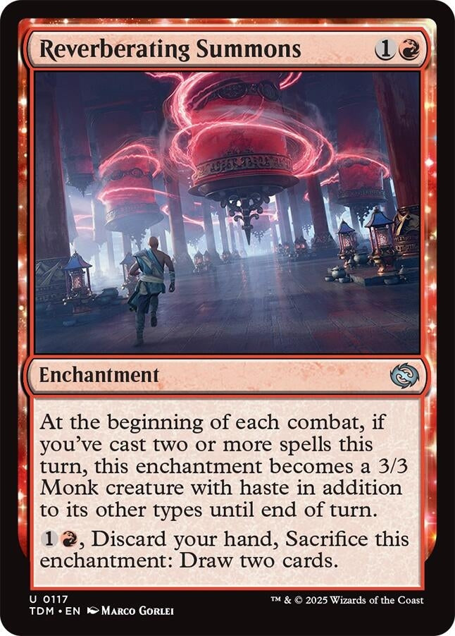 Image for Reverberating Summons (117) (TDM) - Magic: The Gathering