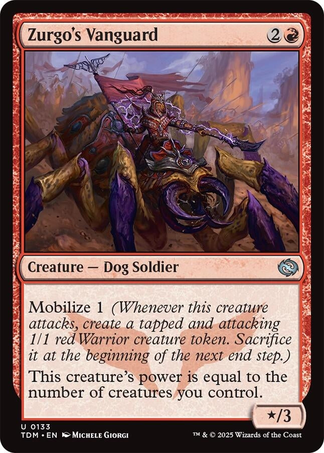 Image for Zurgo's Vanguard (133) (TDM) - Magic: The Gathering