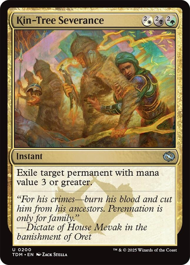 Image for Kin-Tree Severance (200) (TDM) - Magic: The Gathering