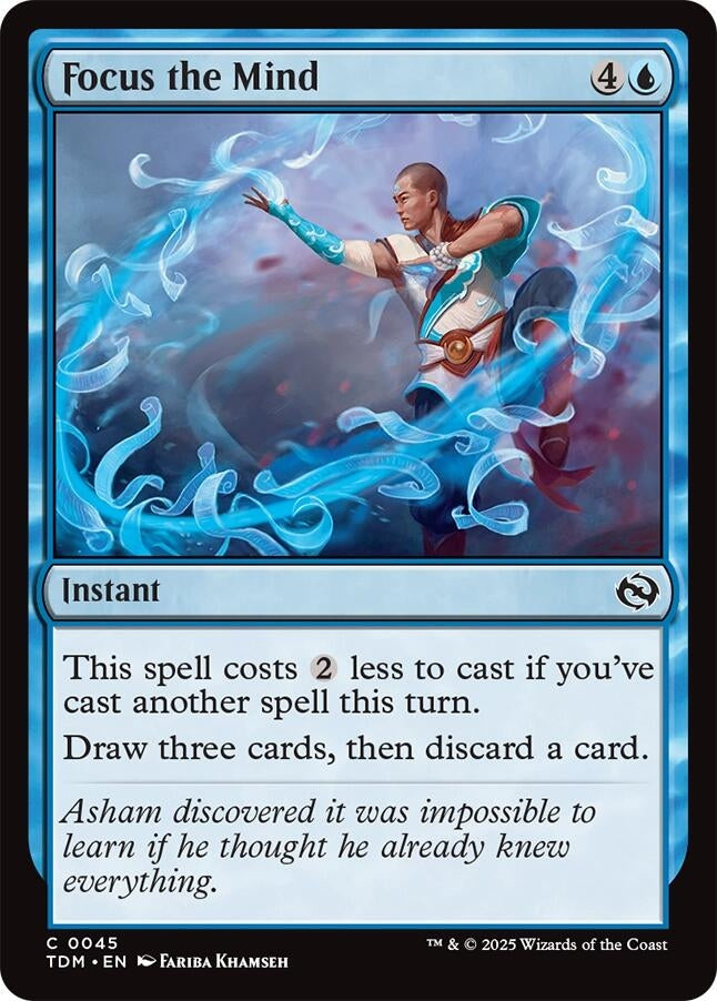 Image for Focus the Mind (45) (TDM) - Magic: The Gathering