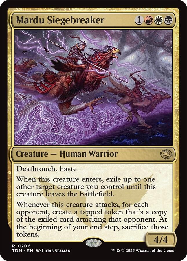 Image for Mardu Siegebreaker (206) (TDM) - Magic: The Gathering