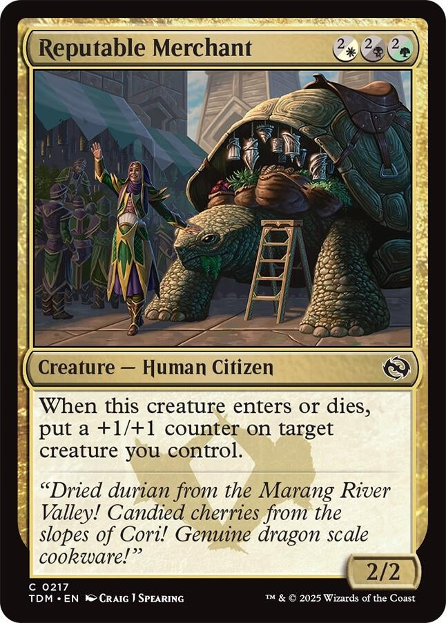 Image for Reputable Merchant (217) (TDM) - Magic: The Gathering