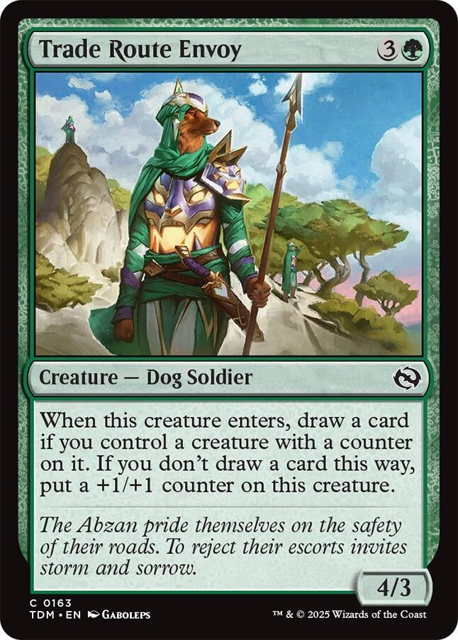 Image for Trade Route Envoy (163) (TDM) - Magic: The Gathering
