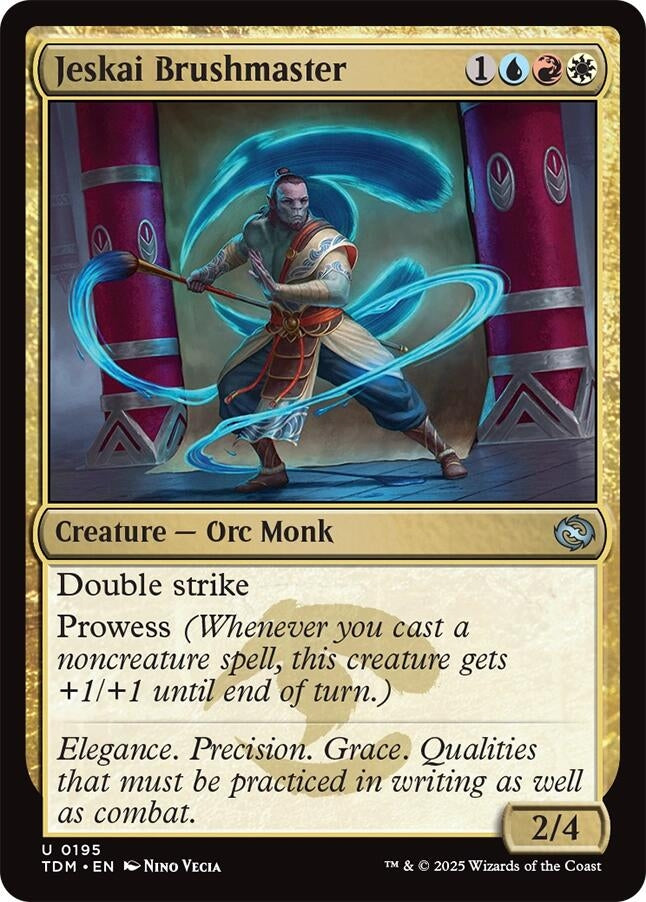 Image for Jeskai Brushmaster (195) (TDM) - Magic: The Gathering