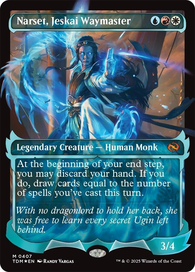 Image for Narset, Jeskai Waymaster (Showcase) (407) (TDM) - Magic: The Gathering