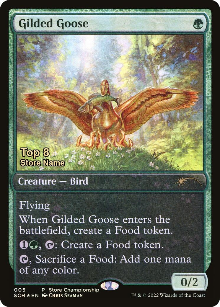 Image for Gilded Goose (Top 8) (5) (GAME) - Magic: The Gathering