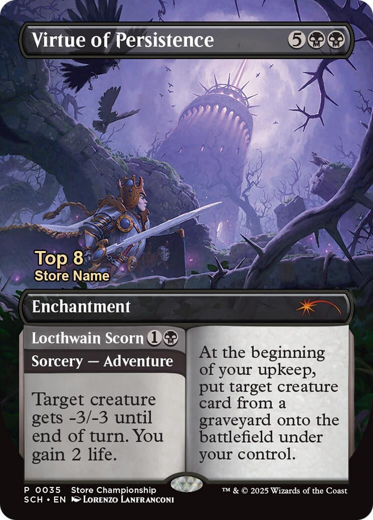 Image for Virtue of Persistence (Top 8) (35) (GAME) - Magic: The Gathering