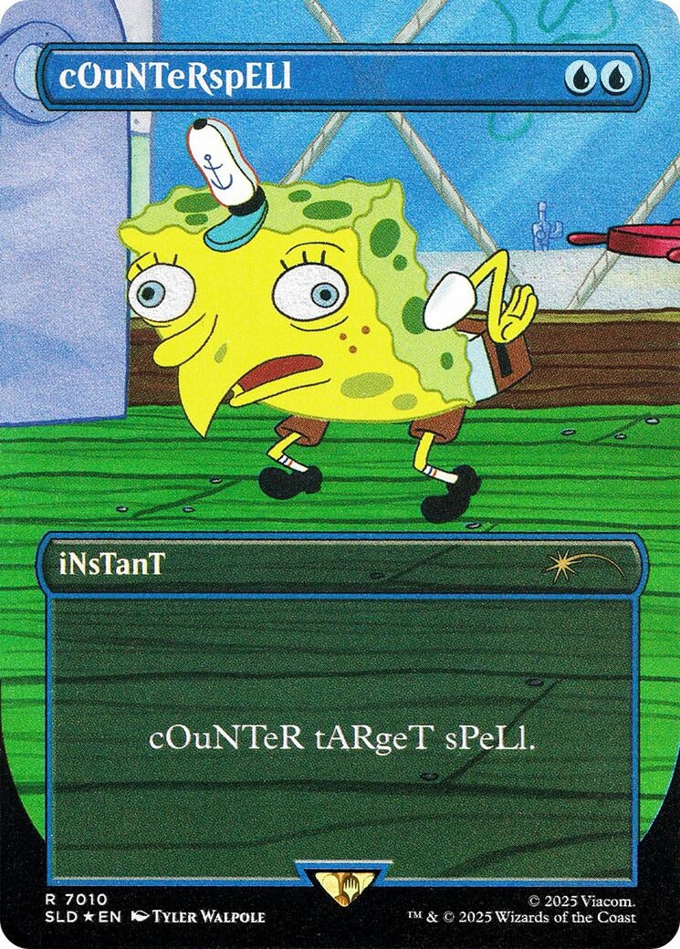 Image for cOuNTeRspELl (7010) (Rainbow Foil) (7010) (SLD) - Magic: The Gathering
