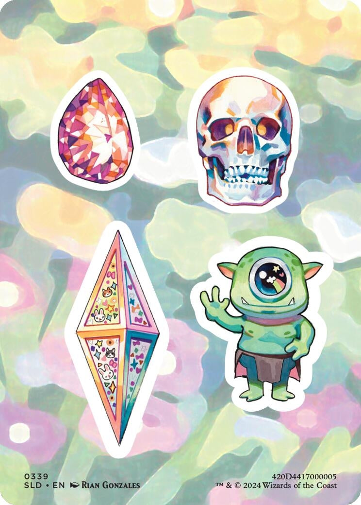 Image for Sticker Sheet (0339) (339) (SLD) - Magic: The Gathering