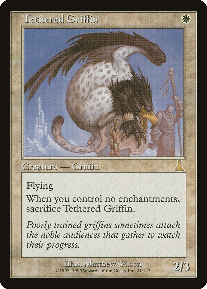 Image for Tethered Griffin (21) (UDS) - Magic: The Gathering