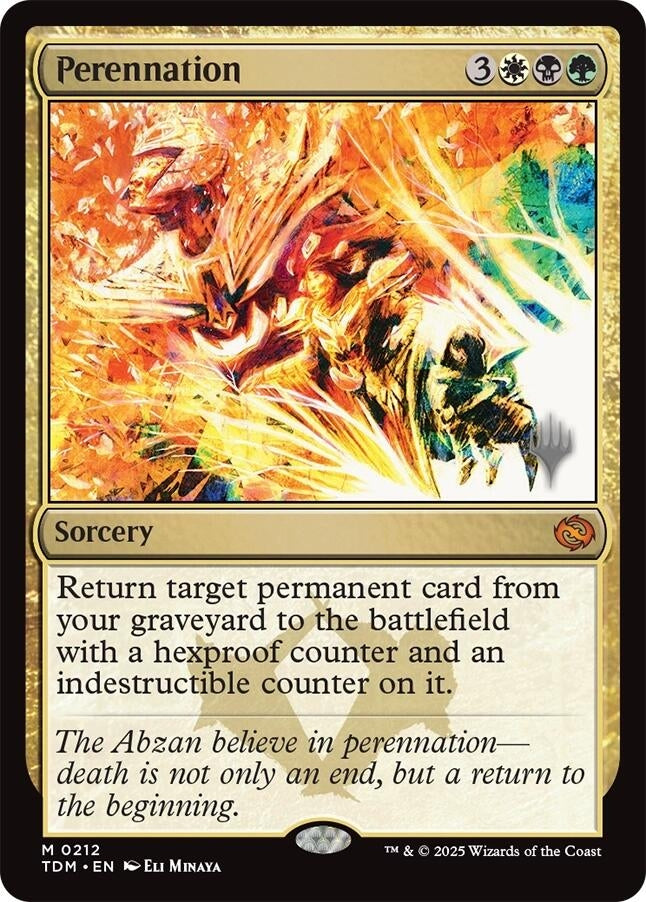 Image for Perennation (212) (PPTDM) - Magic: The Gathering
