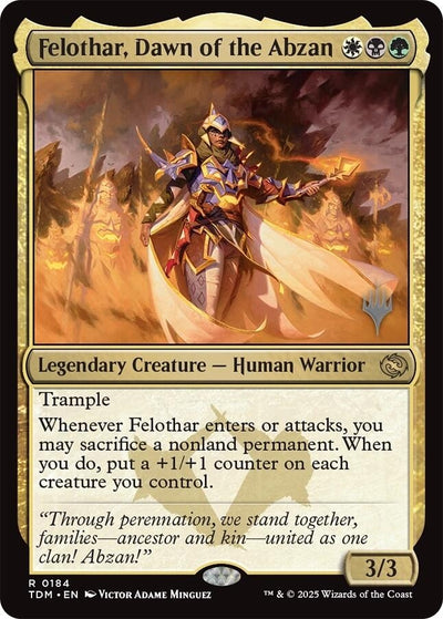 Felothar, Dawn of the Abzan (184) (PPTDM)