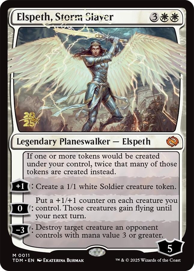 Image for Elspeth, Storm Slayer (11) (PRE) - Magic: The Gathering