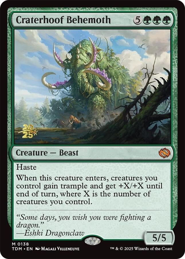 Image for Craterhoof Behemoth (138) (PRE) - Magic: The Gathering