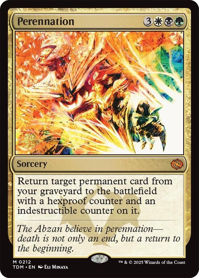 Image for Perennation (212) (PRE) - Magic: The Gathering