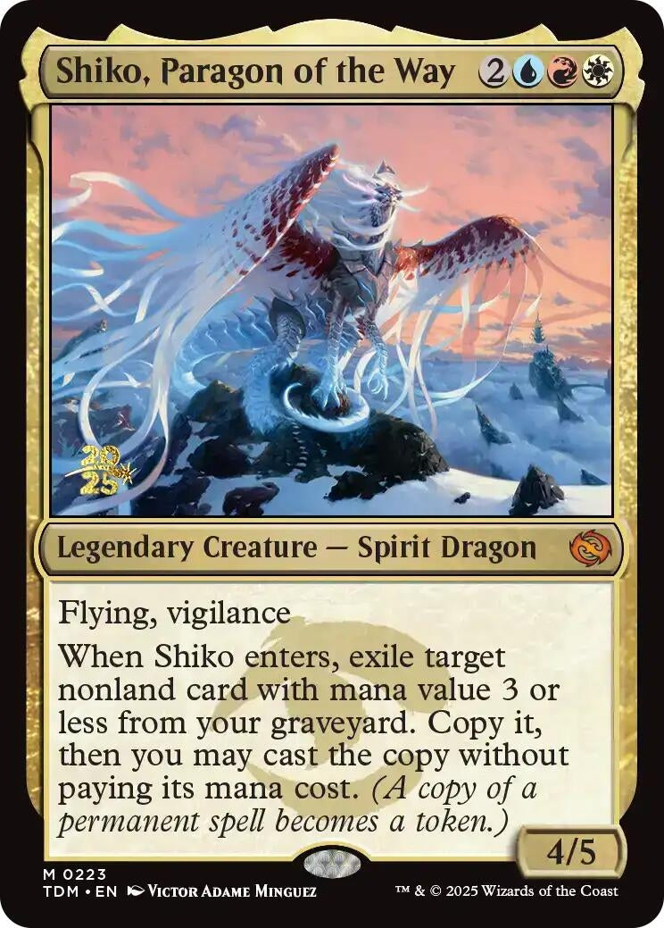 Image for Shiko, Paragon of the Way (223) (PRE) - Magic: The Gathering