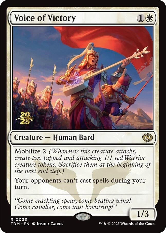 Image for Voice of Victory (33) (PRE) - Magic: The Gathering