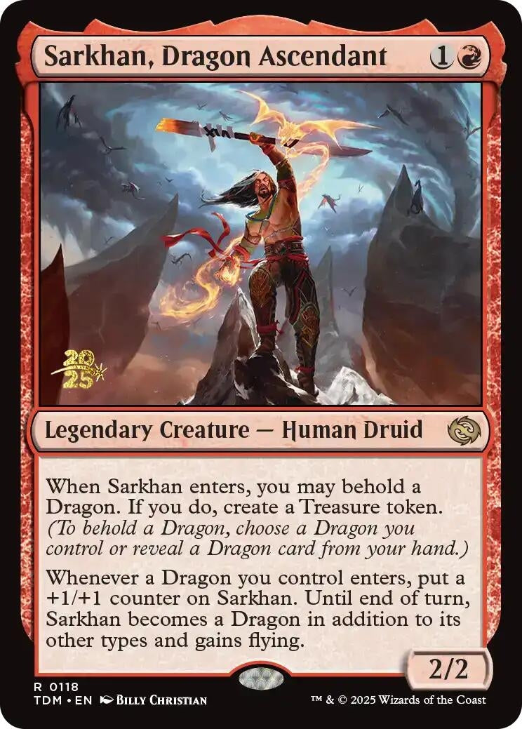 Image for Sarkhan, Dragon Ascendant (118) (PRE) - Magic: The Gathering
