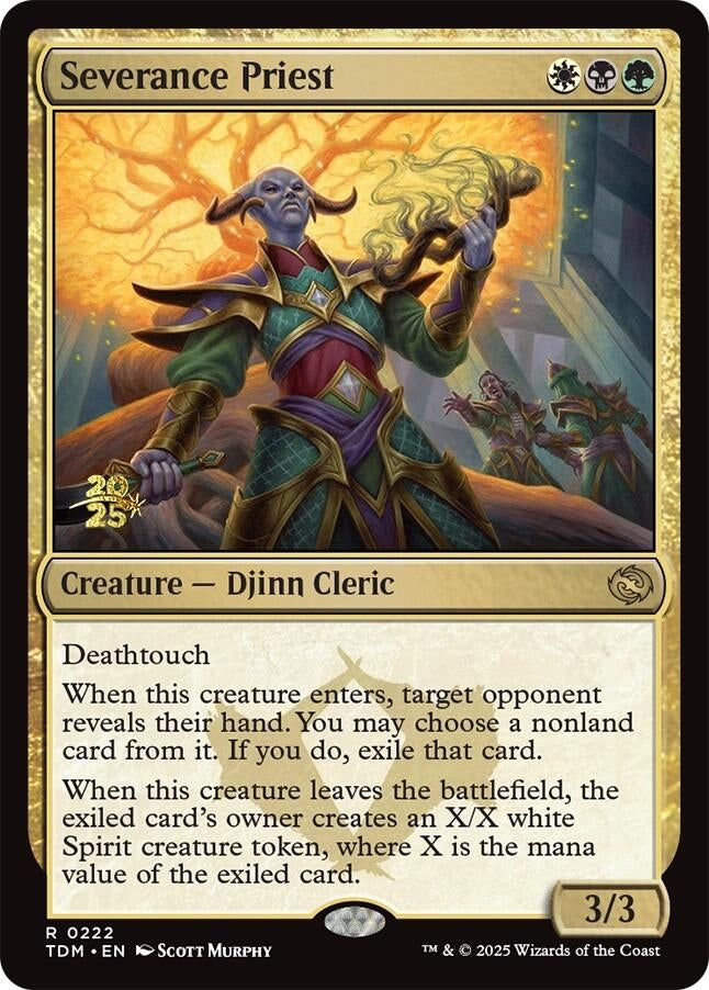 Image for Severance Priest (222) (PRE) - Magic: The Gathering