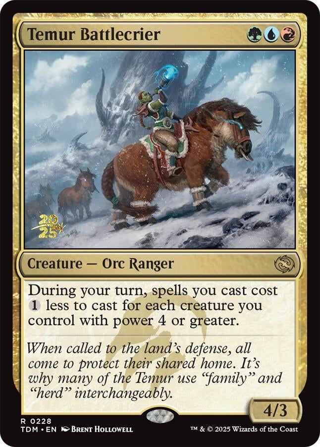 Image for Temur Battlecrier (228) (PRE) - Magic: The Gathering
