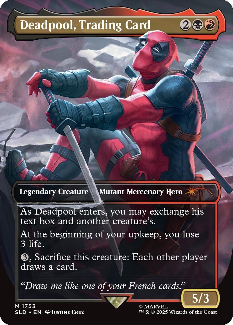 Image for Deadpool, Trading Card (1753) (1753) (SLD) - Magic: The Gathering