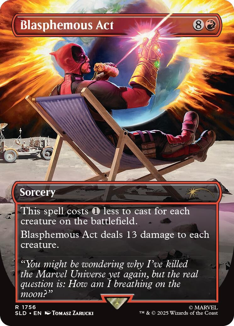 Image for Blasphemous Act (1756) (1756) (SLD) - Magic: The Gathering