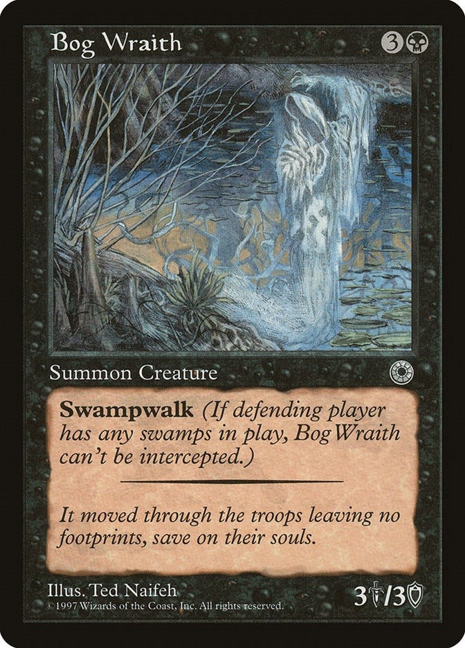 Image for Bog Wraith (POR) - Magic: The Gathering