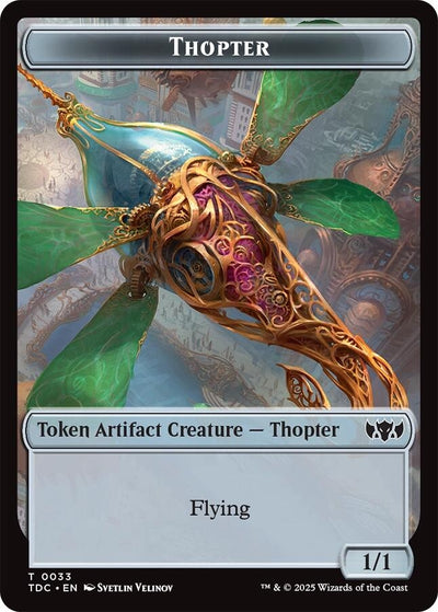 Thopter // Bird Double-Sided Token (33 // 2) (TDC)