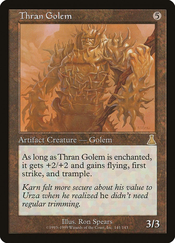 Image for Thran Golem (141) (UDS) - Magic: The Gathering