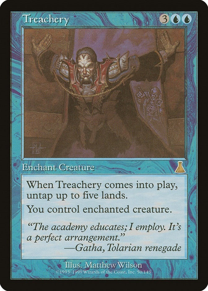 Image for Treachery (50) (UDS) - Magic: The Gathering