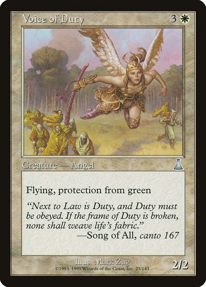 Image for Voice of Duty (23) (UDS) - Magic: The Gathering