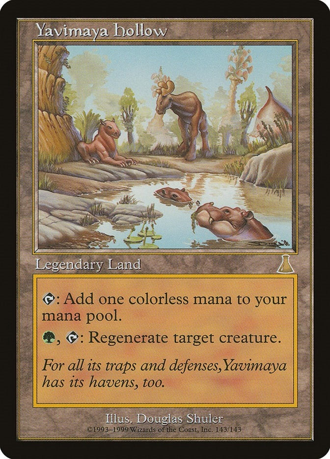 Image for Yavimaya Hollow (143) (UDS) - Magic: The Gathering
