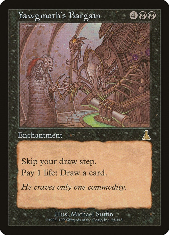 Image for Yawgmoth's Bargain (75) (UDS) - Magic: The Gathering