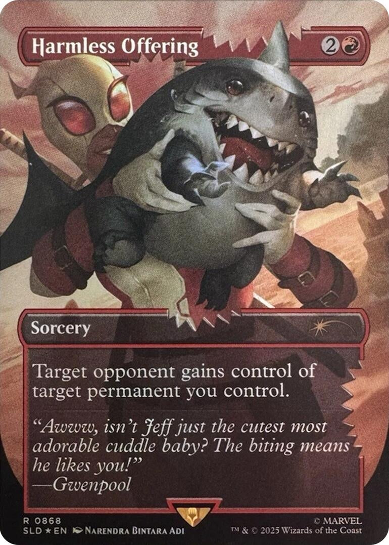 Image for Harmless Offering (Rainbow Foil) (868) (SLD) - Magic: The Gathering