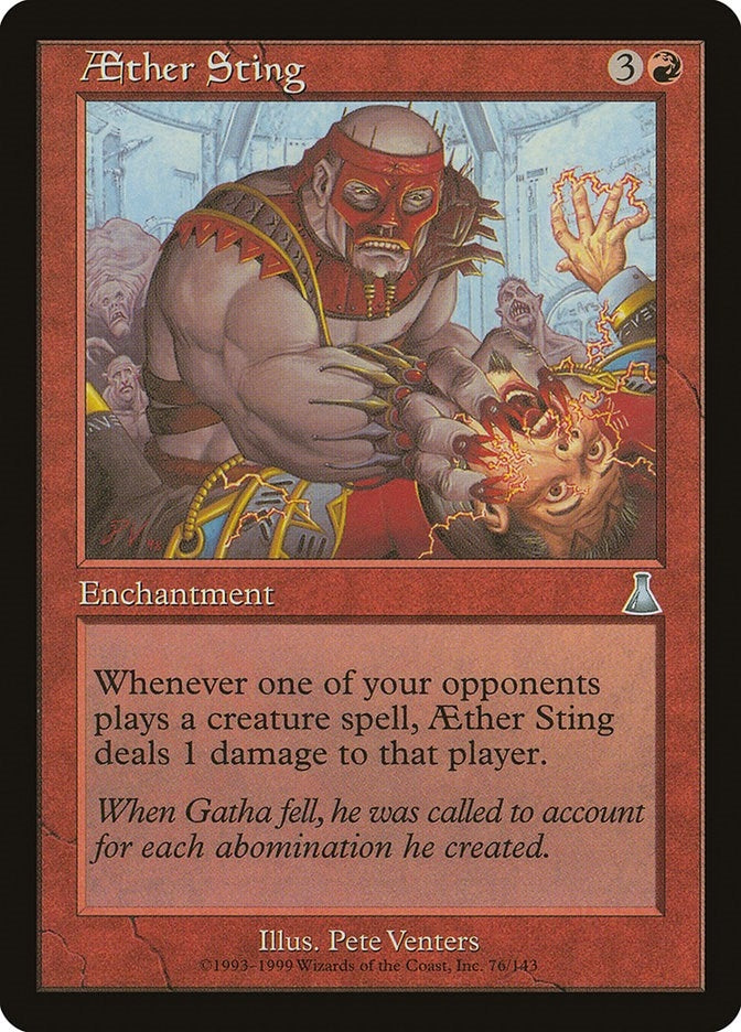 Image for Aether Sting (76) (UDS) - Magic: The Gathering