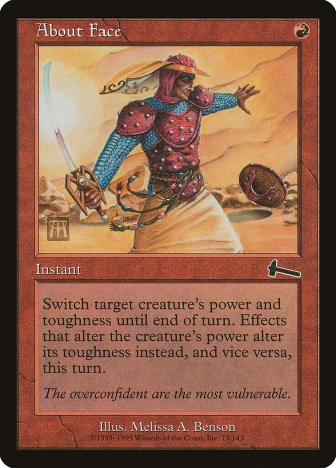 Image for About Face (73) (ULG) - Magic: The Gathering