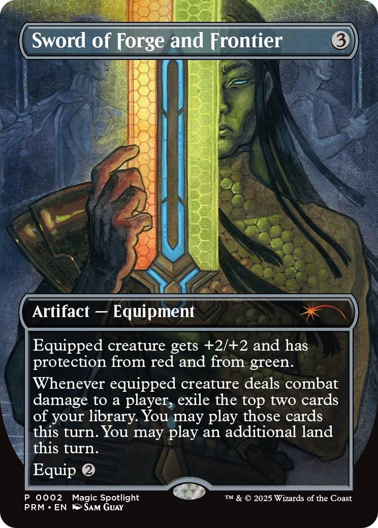 Image for Sword of Forge and Frontier (Borderless) (2) (UMP) - Magic: The Gathering