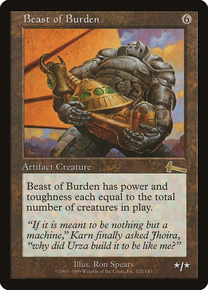 Image for Beast of Burden (122) (ULG) - Magic: The Gathering