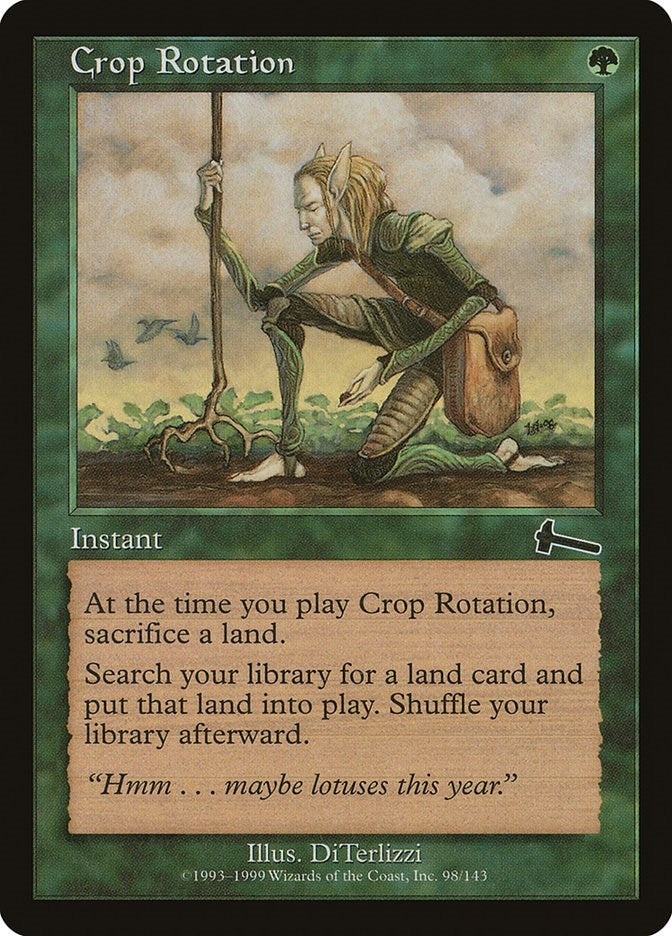 Image for Crop Rotation (98) (ULG) - Magic: The Gathering