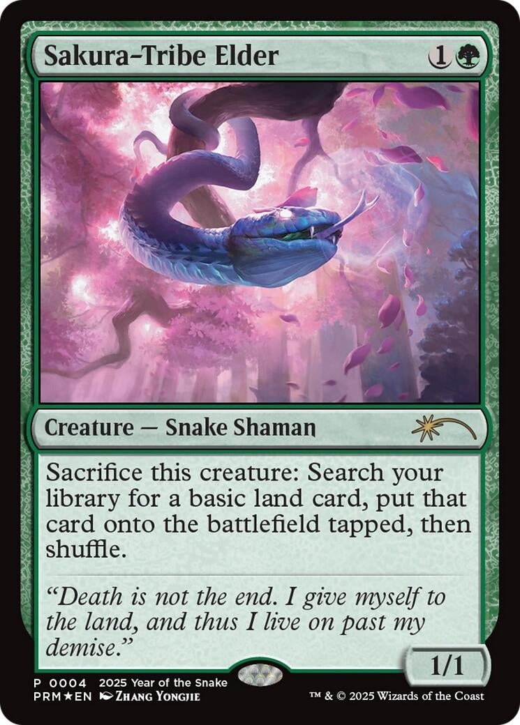 Image for Sakura-Tribe Elder (Year of the Snake 2025) (4) (SSP) - Magic: The Gathering