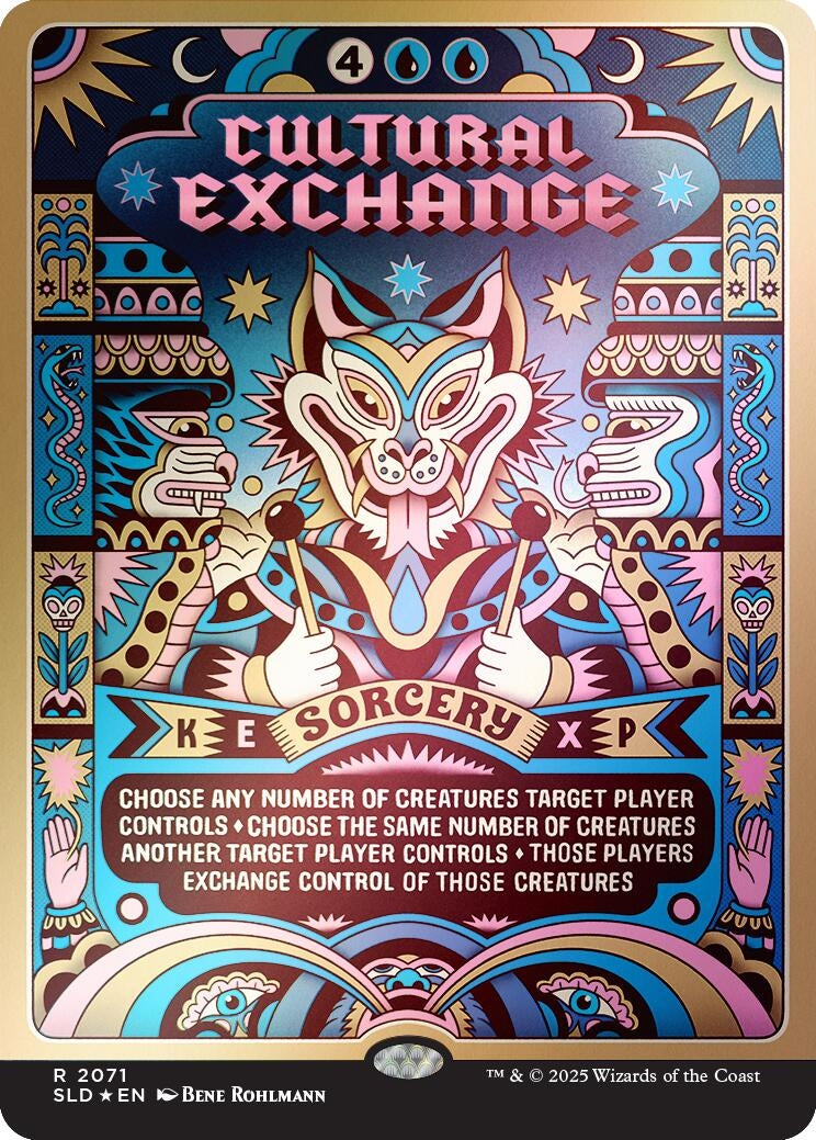 Image for Cultural Exchange (Rainbow Foil) (2071) (SLD) - Magic: The Gathering