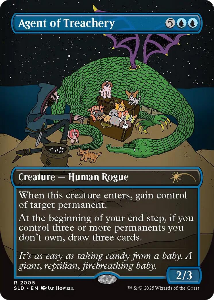Image for Agent of Treachery (2005) (SLD) - Magic: The Gathering